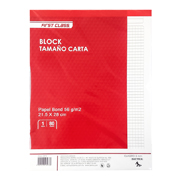 Block Dietrix tamaño carta cuadro 5 mm 80 hojas