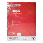 Block Dietrix tamaño carta raya 80 hojas.