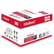 Papel bond Fotobond oficio Scribe blancura 95% 75gr