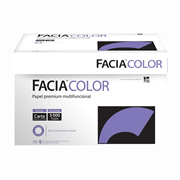 Papel bond Facia Color azul tamaño carta75 gr