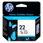 Cartucho de tinta tricolor HP 22 .