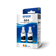 Kit tintas negras Epson T664 2 pzas .