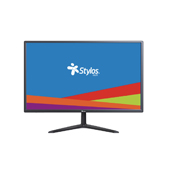 MONITOR STYLOS PLANO HD 19 PULGADAS NEGRO