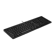 Teclado alámbrico HP 125 en español .