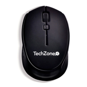 MOUSE OPTICO INALAMBRICO NEGRO TECHZONE