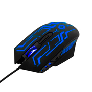Mouse Perfect Choice gamer alámbrico 6d negro