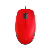 Mouse Logitech Óptico M110 Silent Alámbrico Rojo