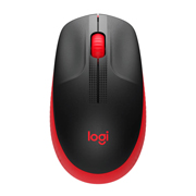 Mouse Logitech M190 Inalámbrico Ambidiestro Rojo