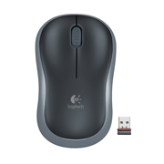 Mouse Logitech M185 Inalámbrico Negro .
