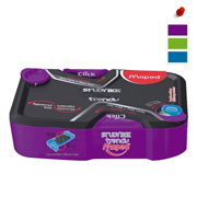 Lapicera trendy box Maped con  sistema de 2 compartimentos