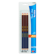 Lápiz bicolor hexagonal Verithin azul-rojo tarjeta con 4 piezas