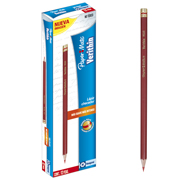 Lápiz checador Verithin rojo caja con 12piezas