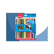 LAPICES DE COLOR MAPED CON 24 PIEZAS LÁPIZ COLOR PEPS ANIMALS TRIANGULAR