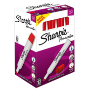 SHARPIE ACUACOLOR 12PZ C/RJO CAJA CON 12 MARCADORES BASE AGUA C ROJO