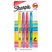 Resaltador Sharpie Pocket caja con 4 zas colores fluorescentes surtidos