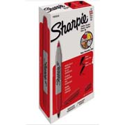 Marcador doble punta Sharpie rojo caja con 12 piezas