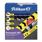 Marcador permanente Pelikan 540 azul caja con 10 piezas