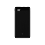 Power bank Vorago pb-560 10000 mAh negroUSB y tipo C lcd