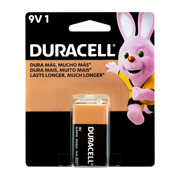 Pila alcalina Duracell 9v blíster de 1 pza