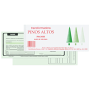 Pagare Pinos Altos block con 100 hojas .
