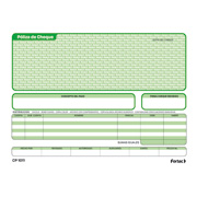 Póliza de cheque duplicado Fortec 1/2 oficio 3 blocks con 25 juegos cada uno