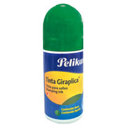 Tinta para sellos Giraplica color verde Roll-on 60 ml. 1 pieza