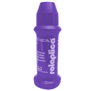 Tinta para sello Rolaplica Azor color violeta sistema Roll-On 60 ml
