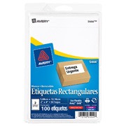 Etiqueta tecnología laser/inkjet AVER olor blanco