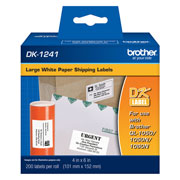 Etiquetas Brother de dimesiones amplias para identificacion clara DK1241