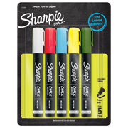Marcador Sharpie Chalk 5 piezas tiza uida borrable