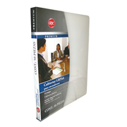 Cubierta plástica tamaño carta GBPlak premium GBC cristal rayada