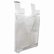 Organizador de documentos vertical Sablón carta color cristal