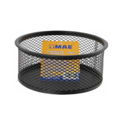 Portaclips mae de malla metálica negro .