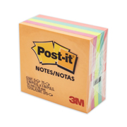 Notas adhesivas Mod. 2072 Post-it capetown 3x3 pulgadas 5 block con 75 hojas cad