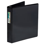 Carpeta panorámica con cristal Kinera rta de 1 1/2' herraje 'O' color negro