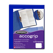 Folder accogrip carta ACCO color azul obscuro con palanca