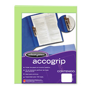 Folder accogrip carta ACCO color verde claro con palanca