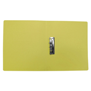 Carpeta KYMA con palanca tamaño carta color amarillo 1 pieza. Medidas largo 25.5