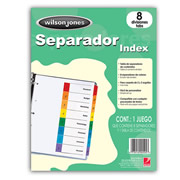 Separador c/numeración 8 divisiones ACCOtamaño carta