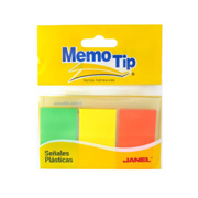 Señales plasticas memo tip 3 colores 75  señales