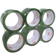 Cinta 184 de empaque TUK 48mm x 50m , color verde, con 6 piezas