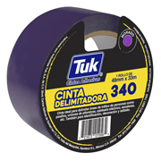 Cinta 340 delimitadora TUK 48mm x 33m , color morado, 1 pza
