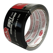 Cinta ducto 90T TUK 48mm x 10m , color gris plata