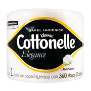 Papel Higiénico blanco Kleenex Cottonelle, colchon c/ 40 rollos 360 hjs dobles