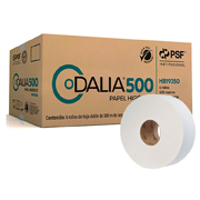 Papel Higiénico blanco Dalia,caja c/6 bobinas 500 m c/u