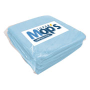 Paño de micro fibra color azul .