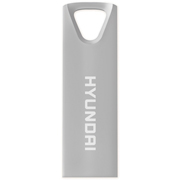Hyundai Bravo Deluxe Keychain USB 2.0 16GB Metal Silver