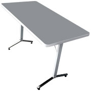 Mesa rectangular Flexmod Alfra 60 x 120 x 75 cm