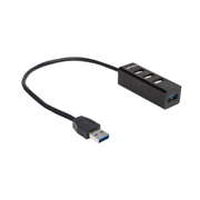 Hub Manhattan USB v2.0  3 ptos y v3.0 .