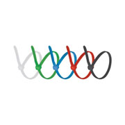 Cinchos de colores santul 2.5 x 100mm bolsa de 100 pzas